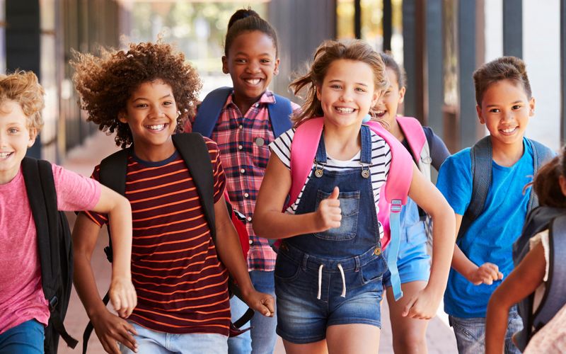 kids on hallway cropped