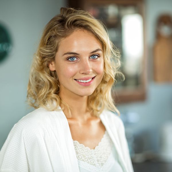 woman indoors square